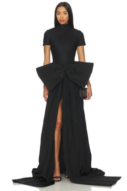 David Koma - Oversized Bow Detail Gown