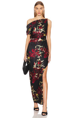 Nicholas - Halle Off Shoulder Midi Dress