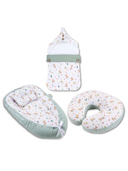 Haus & Kinder - Brown Printed Baby Lounger