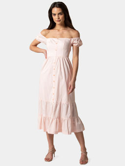 Forever New - Angie Cotton Bardot Midi Dress