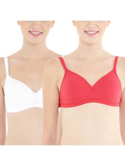 Floret - Pack of 2 Full-Coverage Push-Up Bras - Multi-Color