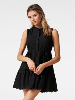 Forever New - Alex Petite Textured Smock Dress
