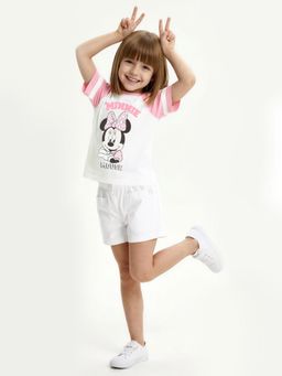 max - Girls Minnie Mouse Print T-shirt