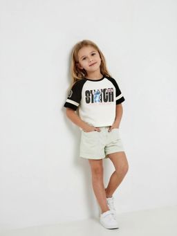 max - Girls Stitch Print T-shirt
