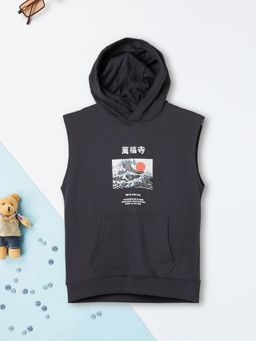 max - Boys Printed Hooded T-shirt