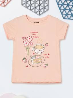 max - Girls Graphic Print T-shirt