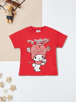 max - Girls Bow Applique T-shirt