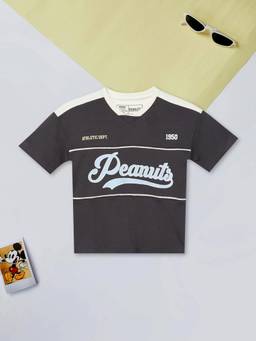 max - Boys Peanuts Print T-shirt