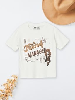 max - Girls Chenille Embroidered T-shirt