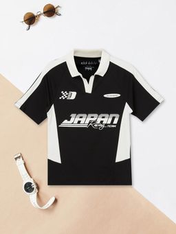 max - Boys Oversized Printed Johnny T-shirt