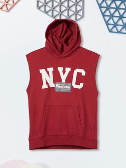 max - Boys Printed Hooded T-shirt