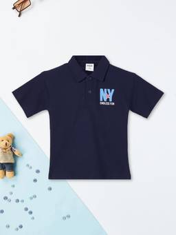 max - Boys Back Print Polo T-shirt