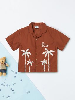 max - Boys Applique Resort Shirt