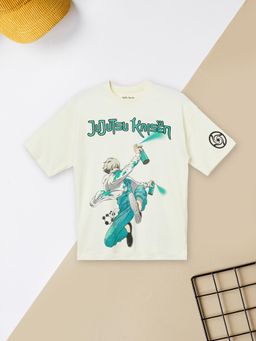 max - Boys Jujutsu Kaisen Print Oversized T-shirt