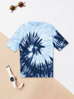 max - Boys Oversized Tie and Dye T-shirt