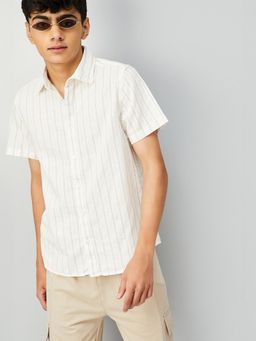 max - Boys Striped Regular Fit Shirt