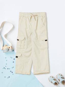 max - Boys Solid Cargo Trousers