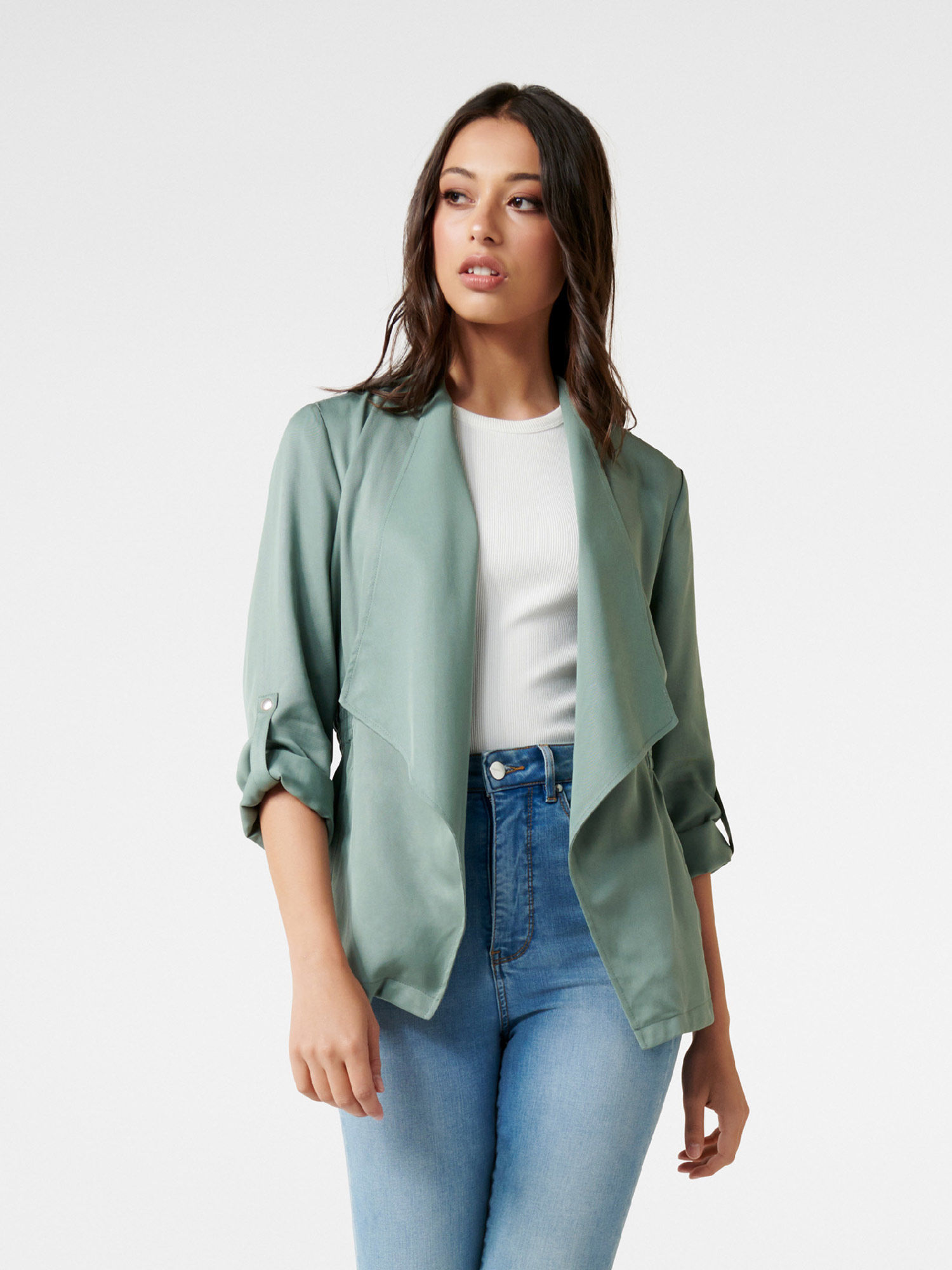 Forever New Camille Waterfall Jacket 