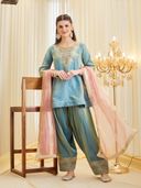 Blue color option, Sold out, Currently selected