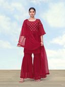 Red color option, Sold out, Currently selected