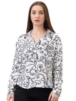 Spykar - Women White Regular Fit Casual Shirt