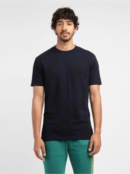 Levi's - Men's Navy Blue Printed Crew Neck T-Shirt