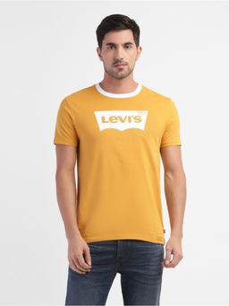 Levi's - Men's Yellow Brand Logo T-Shirt