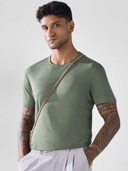 Bewakoof - Party Animal by Bewakoof Men's Olive Green T-shirt