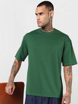 Bewakoof - Eden Green Oversized T-Shirt
