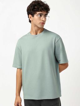 Bewakoof - Jadeite Green Oversized T-Shirt