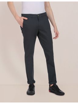 U.S. POLO ASSN. - Austin Trim Fit Solid Casual Trousers