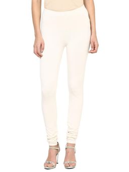 Lakshita - Off White Plain Skinny Legging