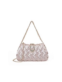 Akiki London - Women Sutton Flap Clutch With Detachable Strap -Rose Gold (S)