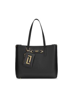 Lavie Luxe - Women Duo Chloe 3 Compartment Tote Bag & Pouch - Black (L)