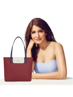 Lavie - Colorblock Jossie Women Tote Bag - Red (M)