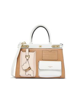 Akiki London - Women Southall Sat Handbag With Detachable Strap -Tan (L)