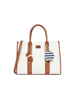 Akiki London - Women Hounslow Box Handbag With Detachable Strap & Pouch -Nautical (L)