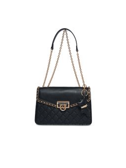 Akiki London - Women Hampstead Flap Sling Bag -Black (S)