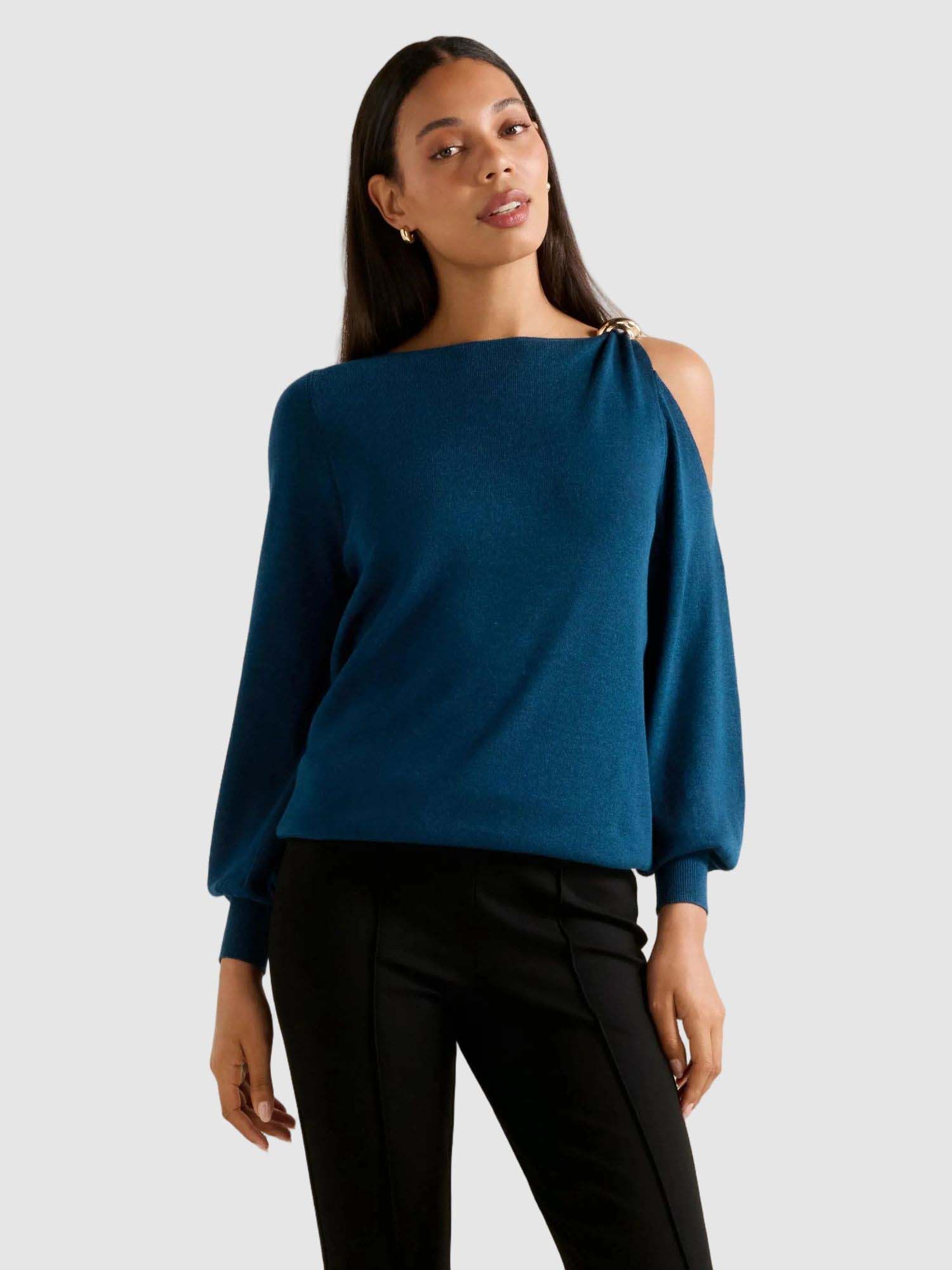 forever new Alessia Cold Shoulder Sweater-picture-23