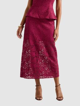 Forever New - Loretta Lace Midi Skirt