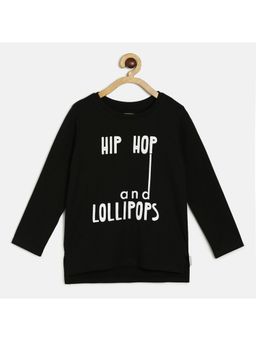 MINI KLUB - Kids Girls Black Knit Top