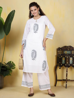 MEENA BAZAAR - Printed Cotton Blend Co-Ord Set