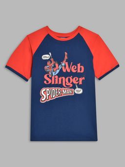 Blue Giraffe - Boys Navy Blue Printed T-shirt