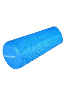 Strauss - Yoga Foam Roller, 45 cm (Blue)