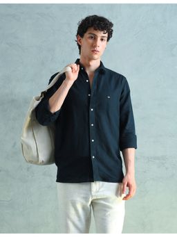 Arrow Sports - Blue Cotton Solid Shirt