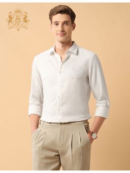 U.S. POLO ASSN. - Ivory Tencel Blend Solid Shirt