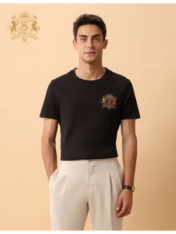 U.S. POLO ASSN. - Brown Cotton Solid T-Shirt