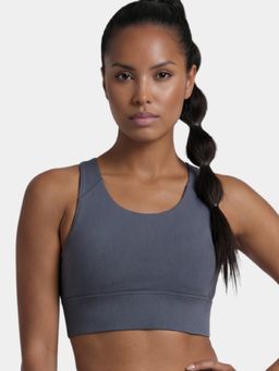 Enamor - Women T-Back Quick Dry Removable Pads Full Coverage Sports Bra