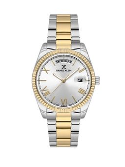 Daniel Klein - Premium Women Silver Dial Metallic Strap Watch - DK.1.13764-4 (M)