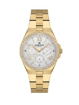 Daniel Klein Exclusive - Silver Exclusive Women's Analog Watch With Metallic Strap - DK.1.13772-2